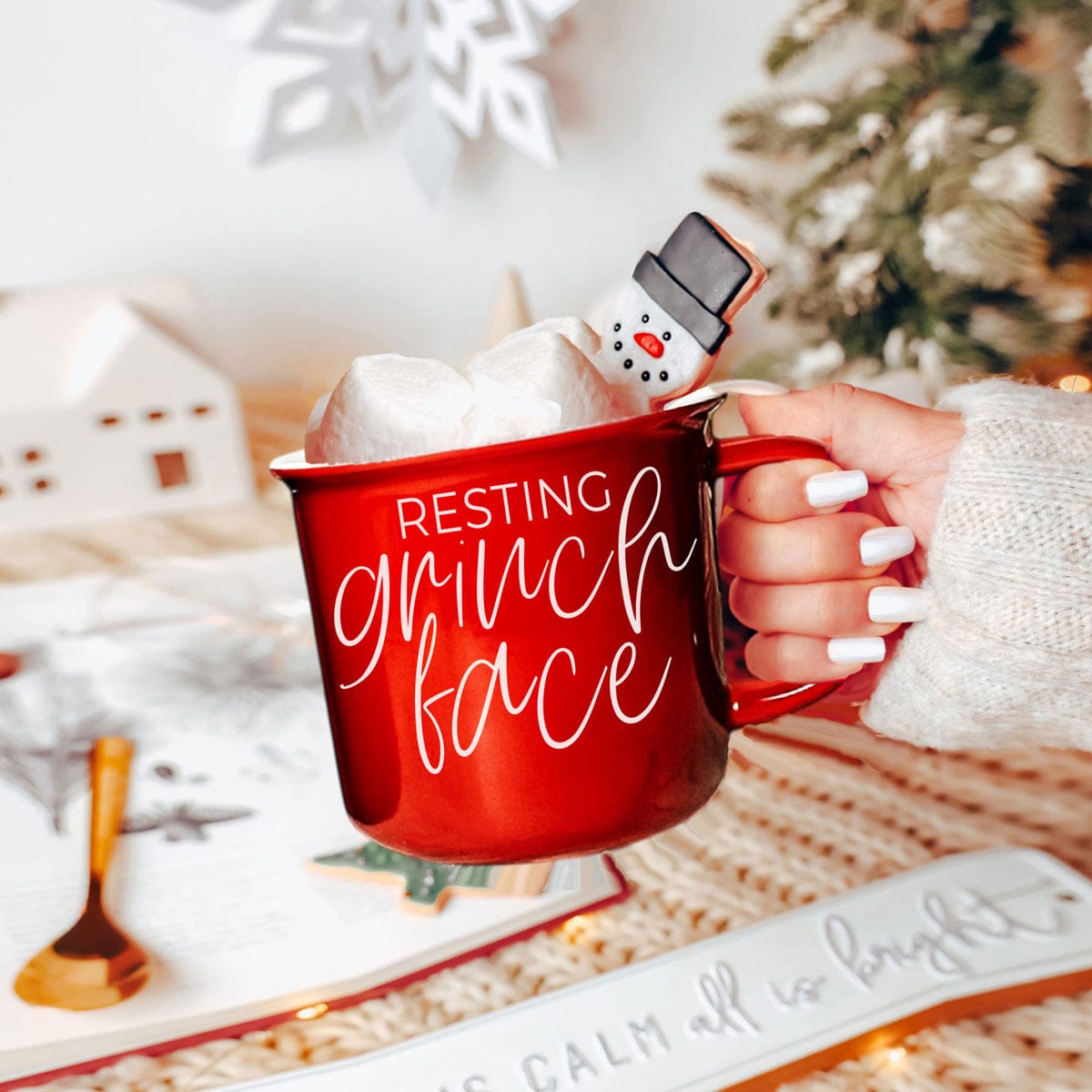 Gia Roma Coffee Mug, Grinch Face Mug