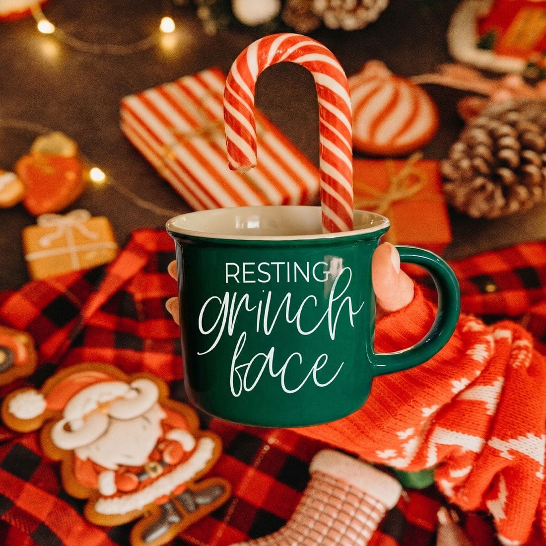 Gia Roma Coffee Mug, Grinch Face Mug