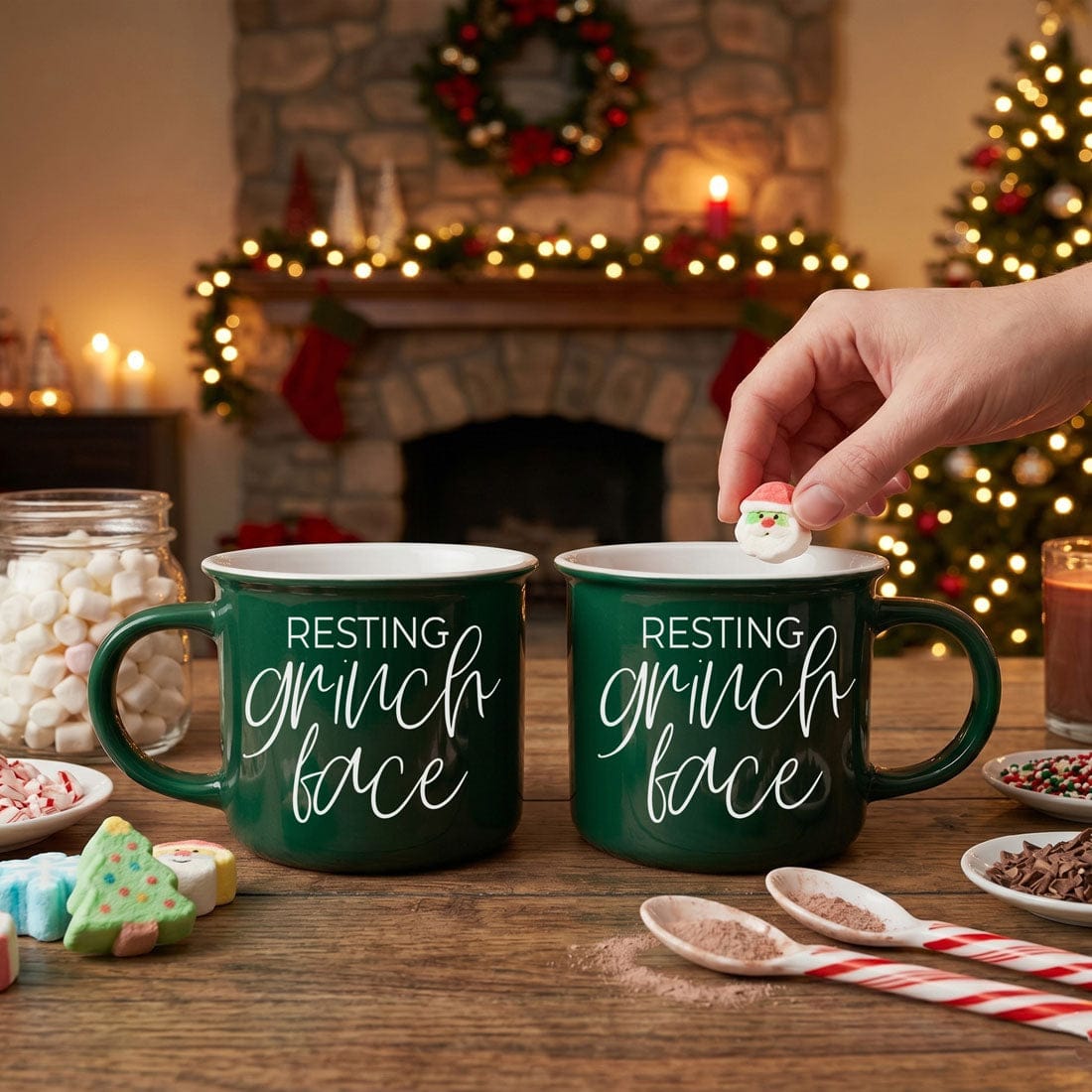 Gia Roma Coffee Mug, Grinch Face Mug