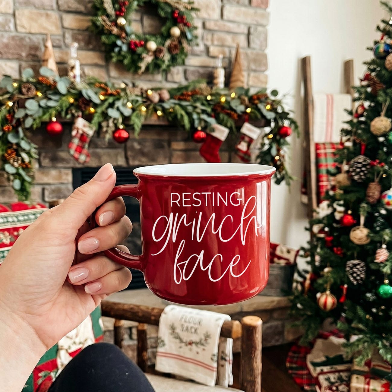 Gia Roma Coffee Mug, Grinch Face Mug