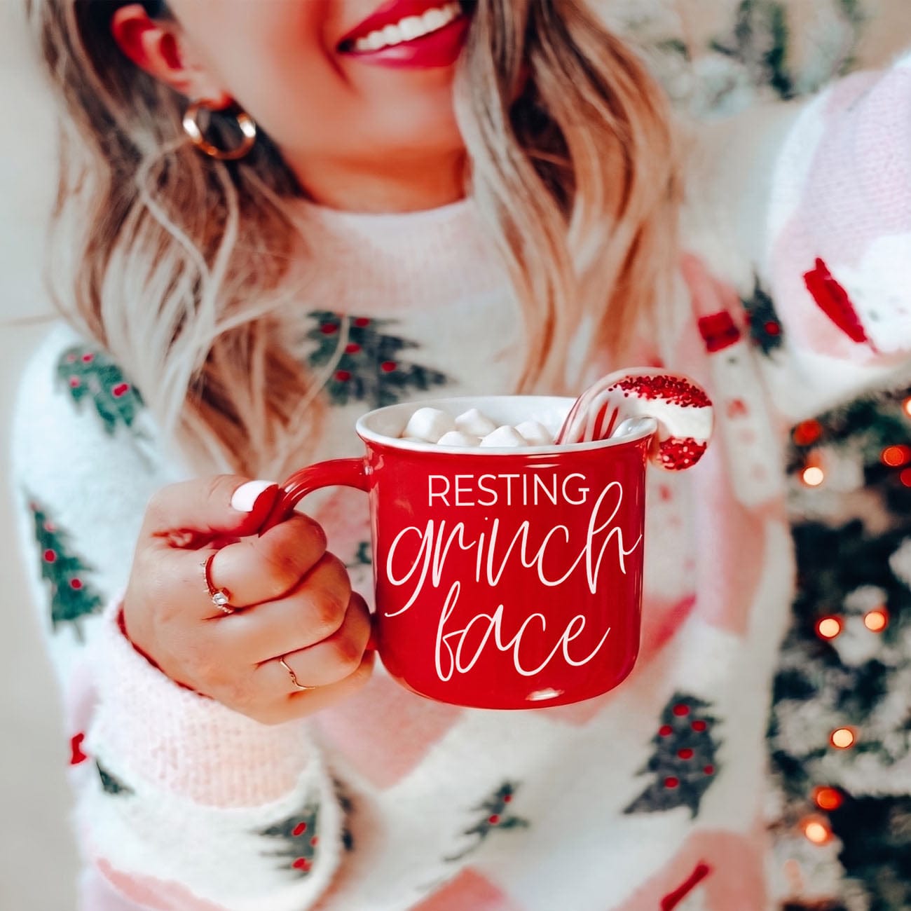 Gia Roma Coffee Mug, Grinch Face Mug