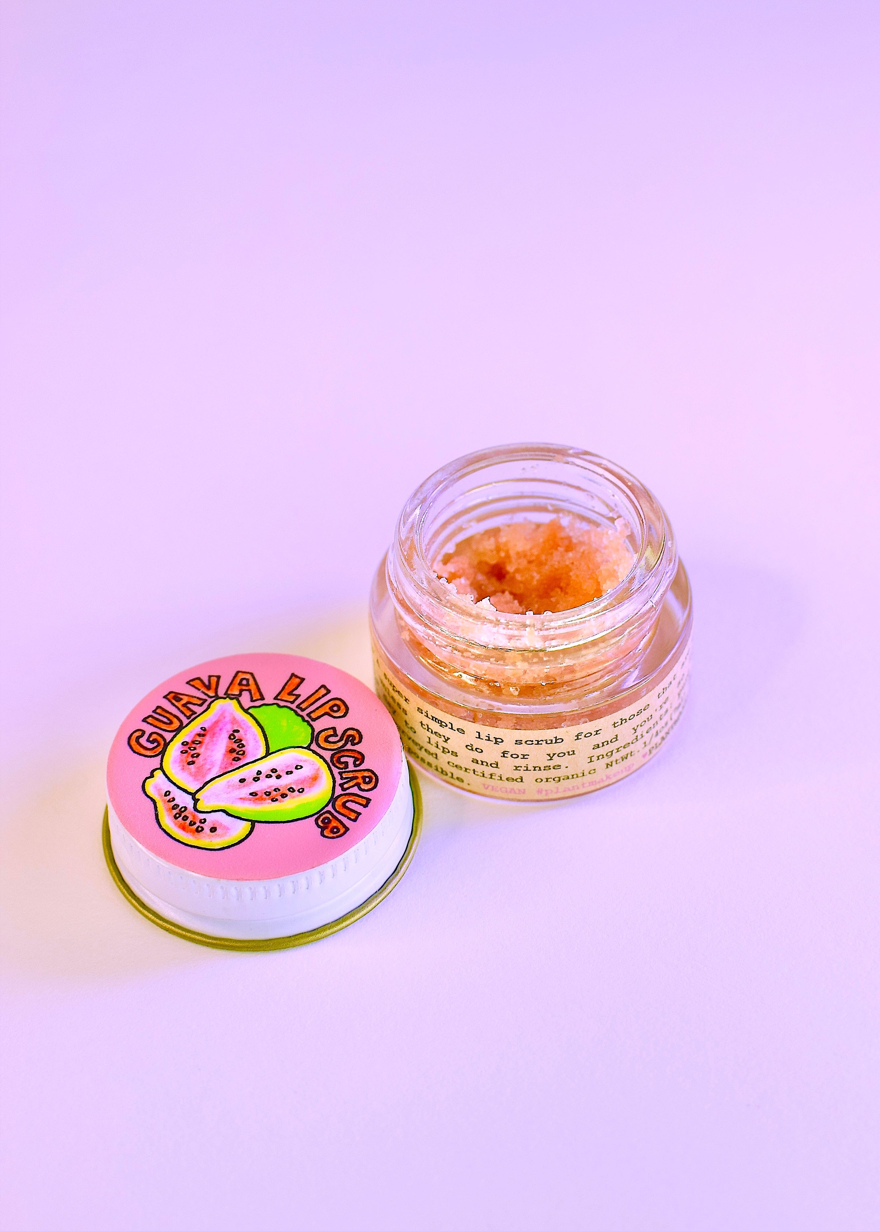 plant makeup Face Makeup Guava Lip Scrub
