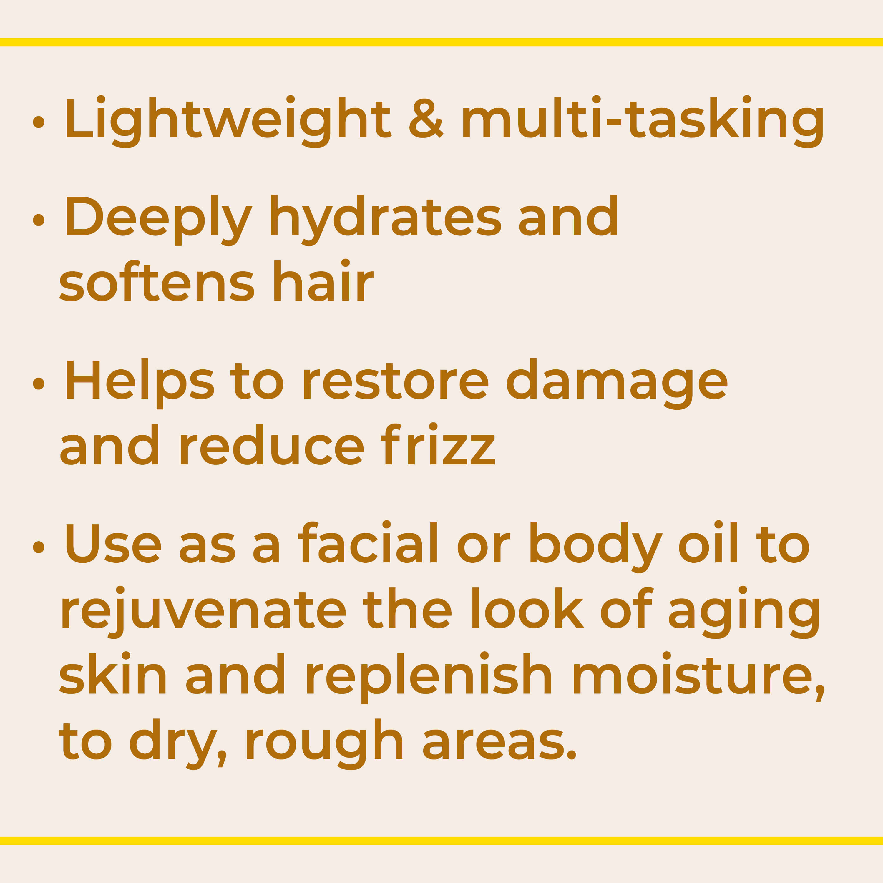 Hair Therapy Moisturize & Protect Hair Oil (Organic Argan Oil) - My American Goods