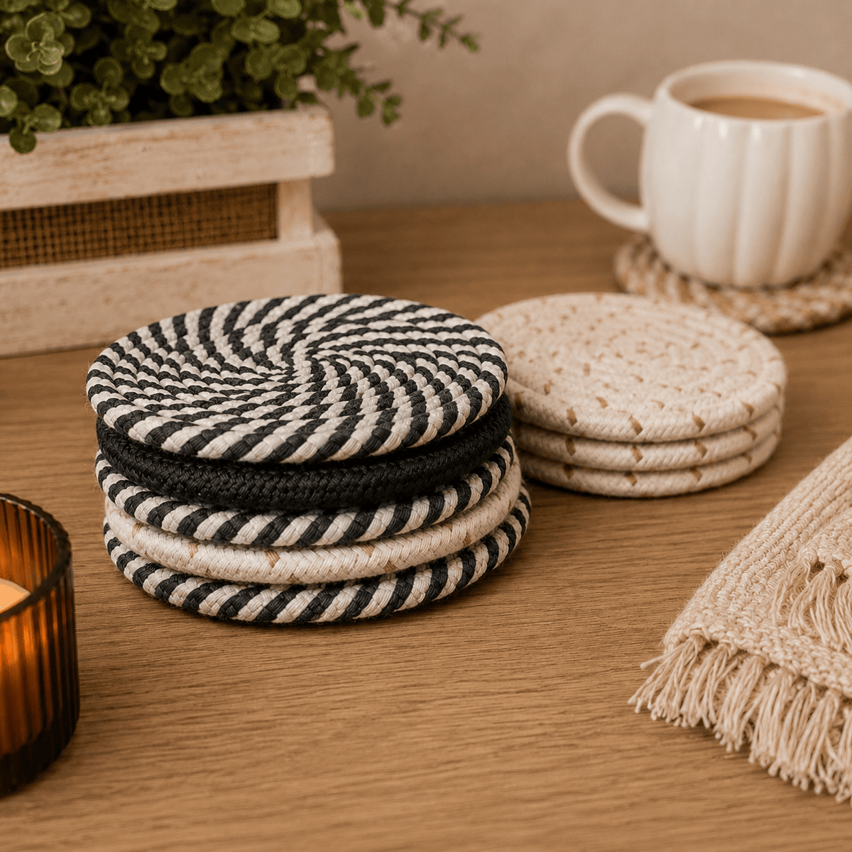 Gia Roma Coaster Fall Fabric Coasters