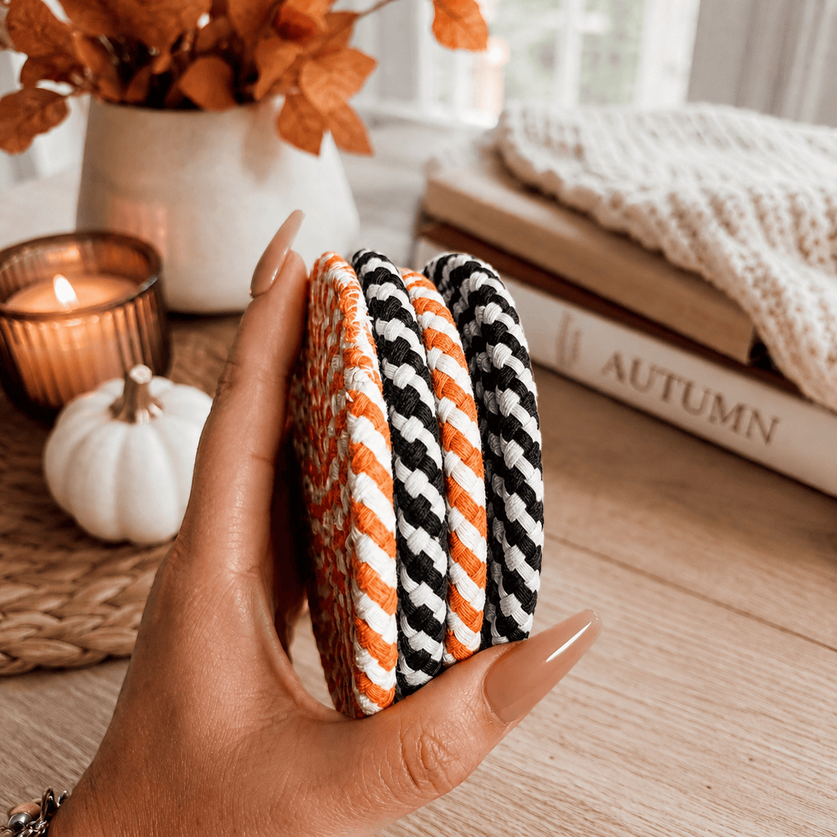 Gia Roma Coaster Fall Fabric Coasters