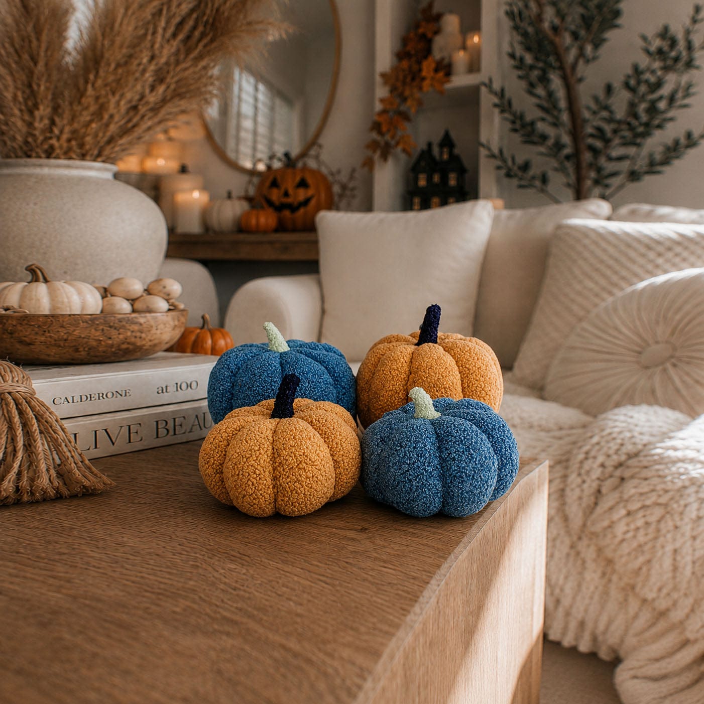 Gia Roma throw pillows Blair Pumpkin II