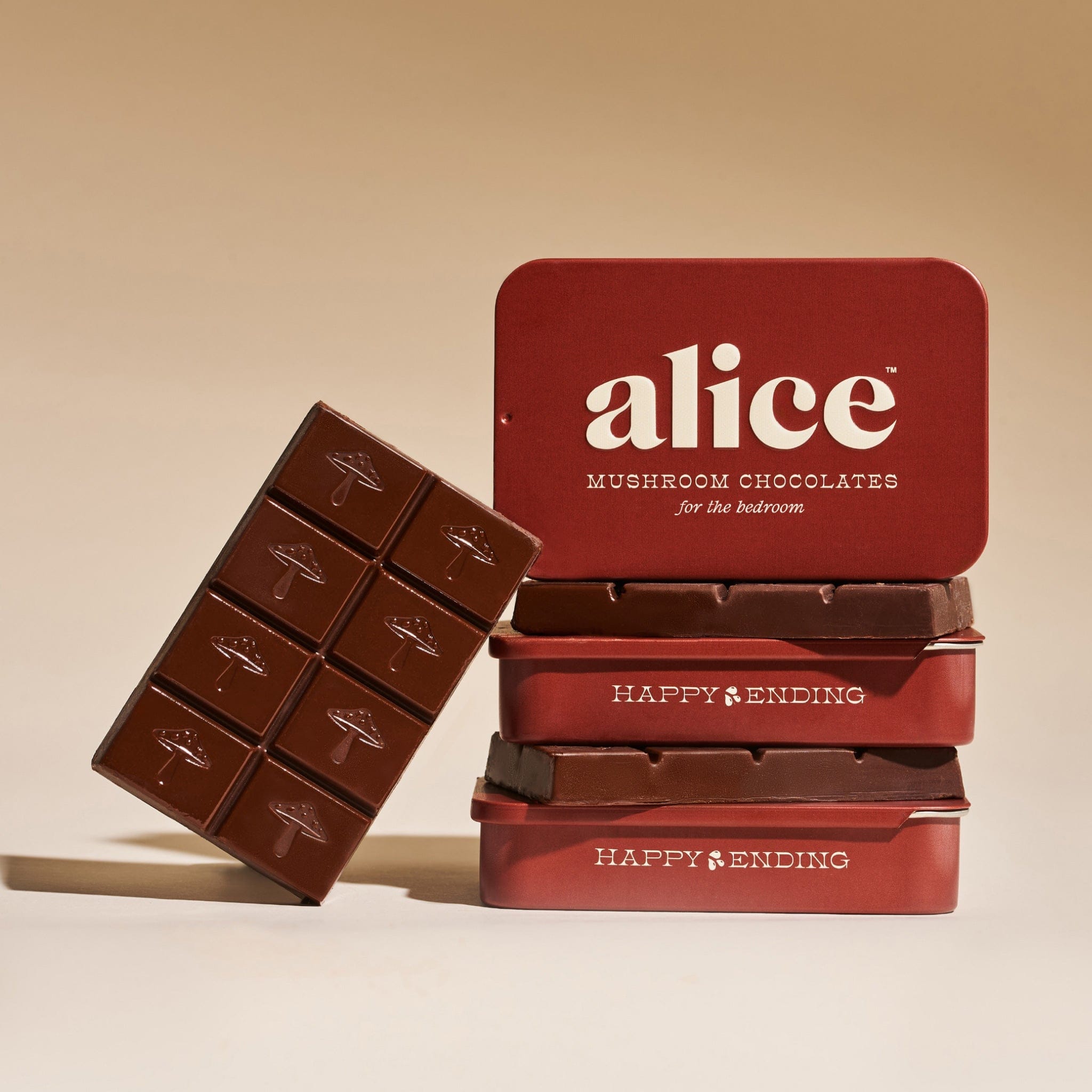 alice mushrooms Vitamins & Supplements Happy Ending Functional Mushroom Chocolates