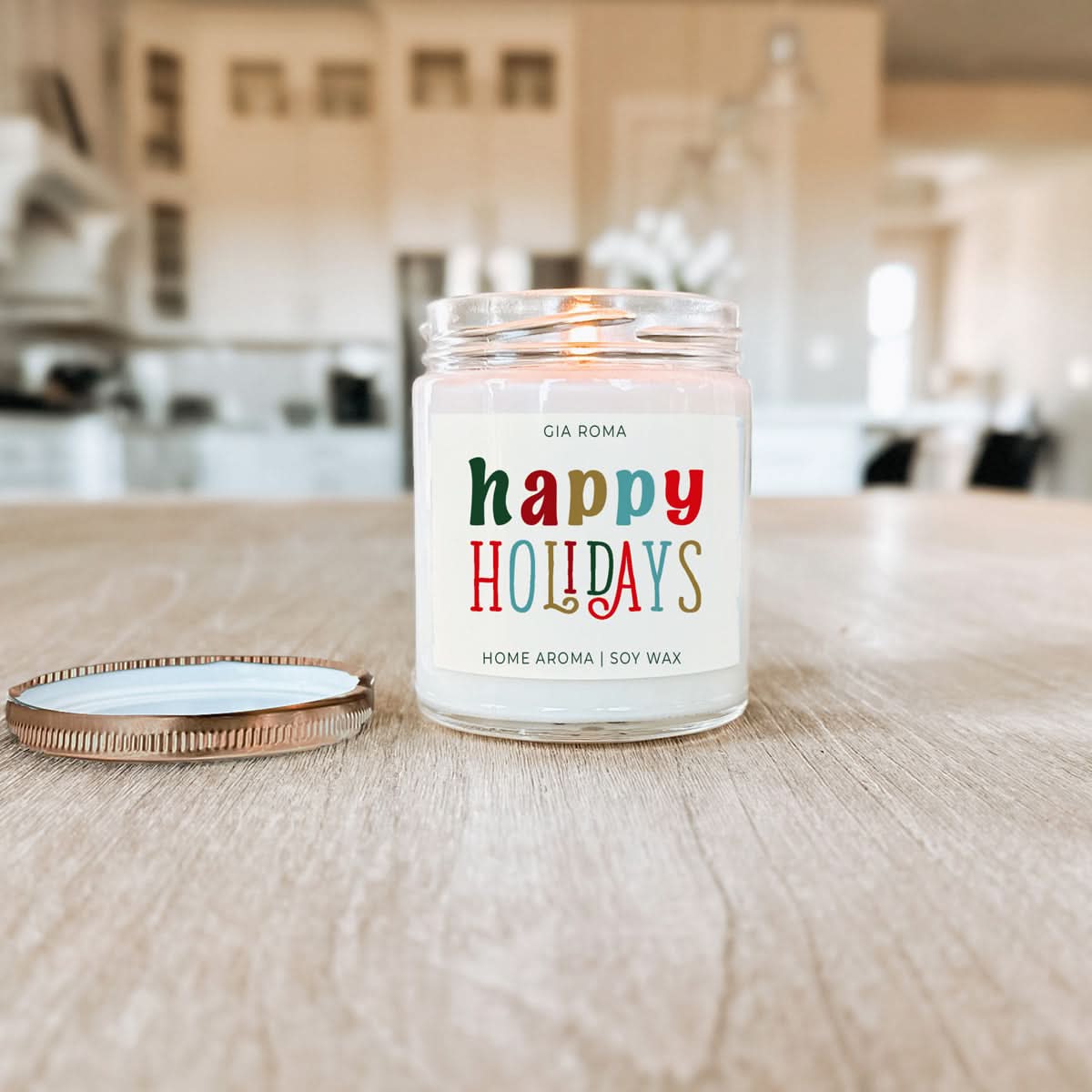 Happy Holiday Candle - My American Goods