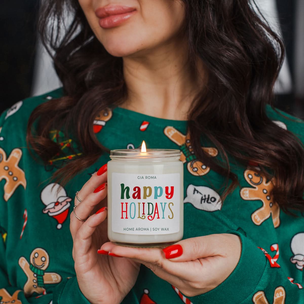 Happy Holiday Candle - My American Goods