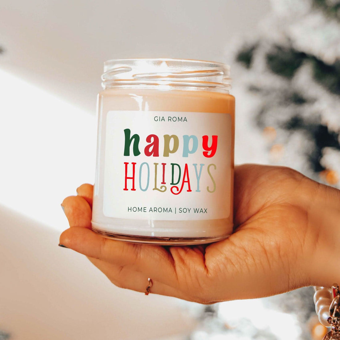 Happy Holiday Candle - My American Goods