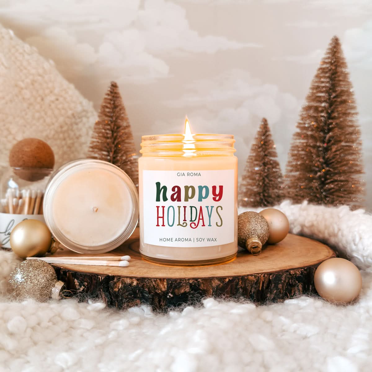 Gia Roma Candle Happy Holiday Candle