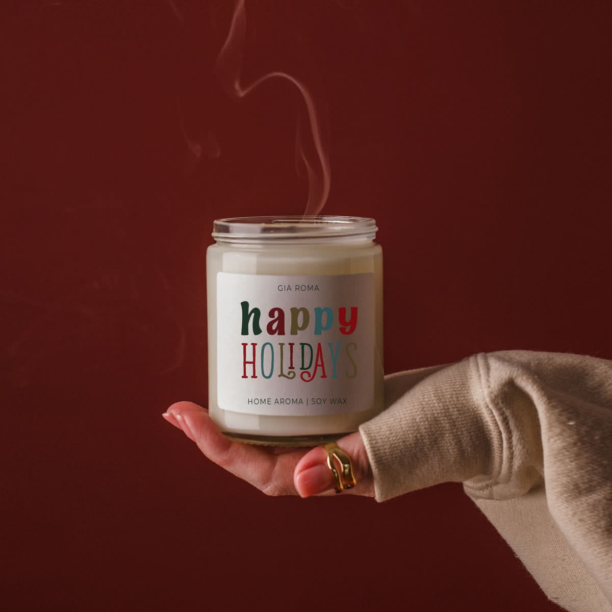 Happy Holiday Candle - My American Goods