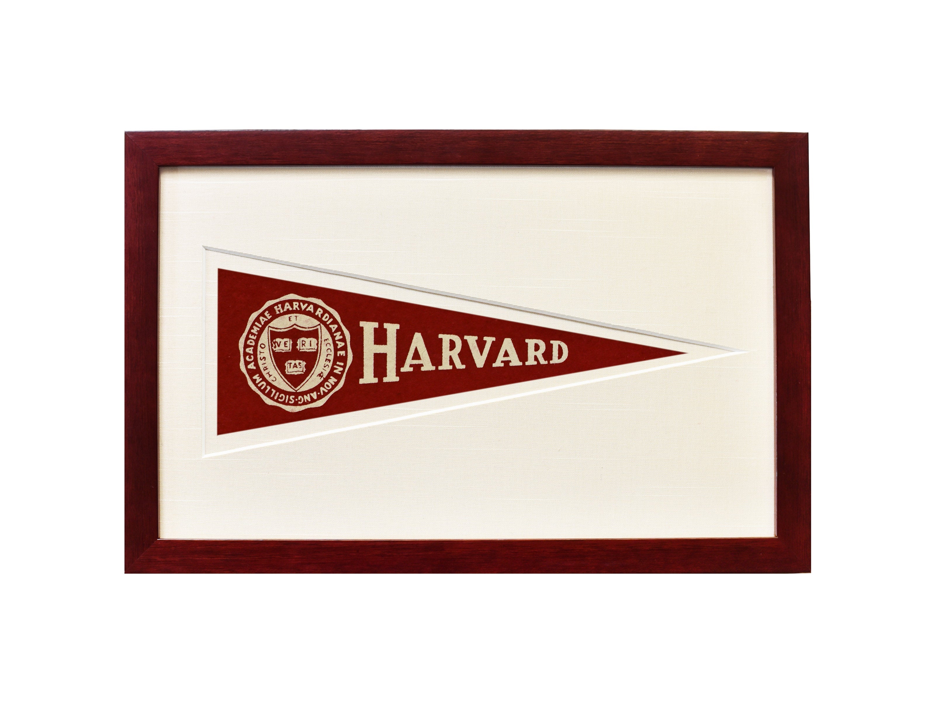 Vintage Harvard University Hormel Pennant