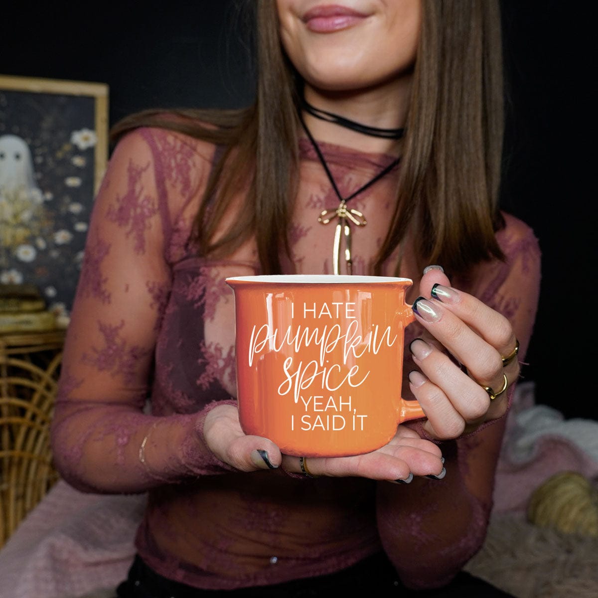Gia Roma Coffee Mug Hate Pumpkin Mug