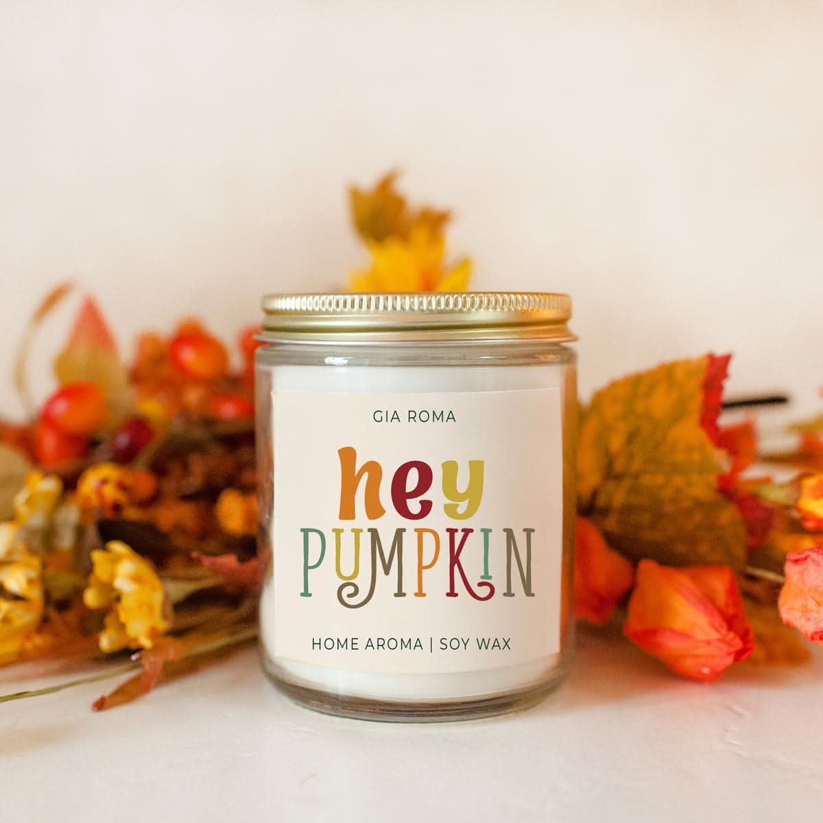 Gia Roma Candle Baked Pumpkin Candle