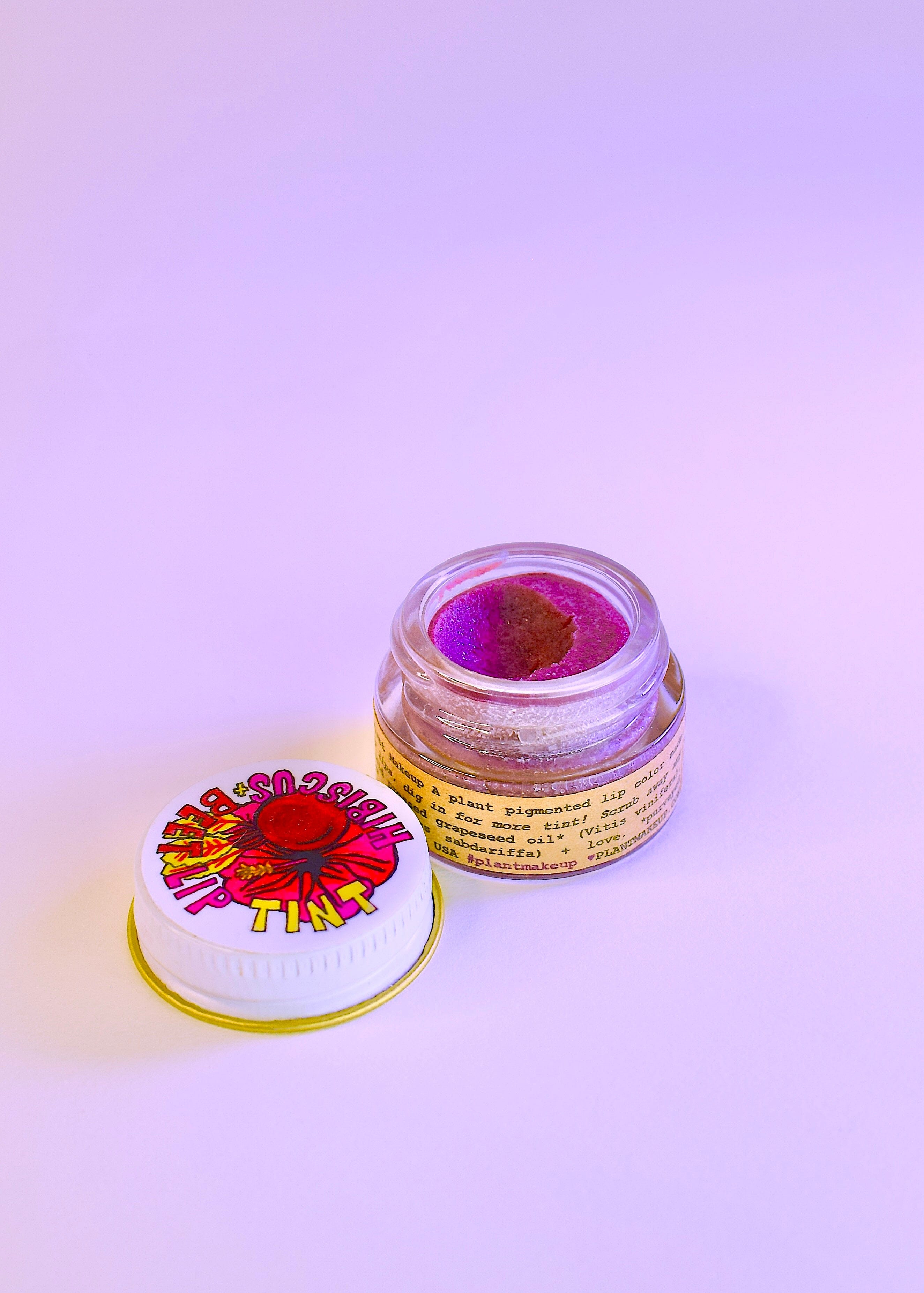 plant makeup Hibiscus + Beet Lip Tint