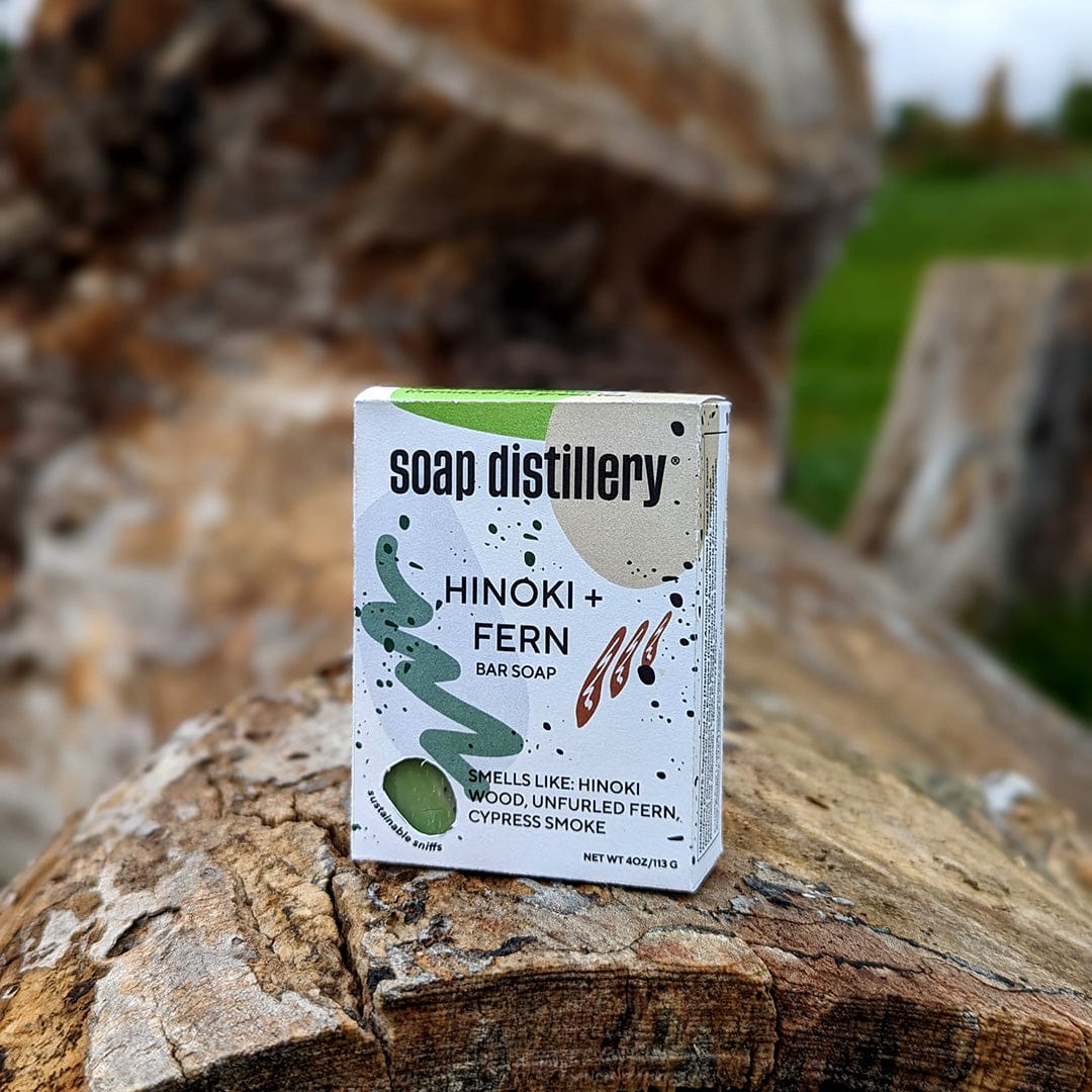 Hinoki + Fern Bar Soap - My American Goods