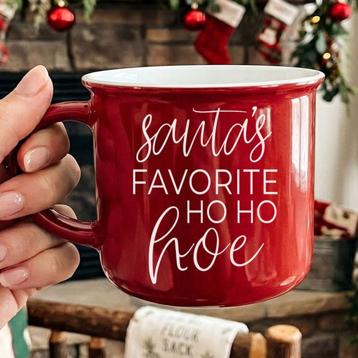 Gia Roma Coffee Mug, Red Ho Ho Hoe Mug