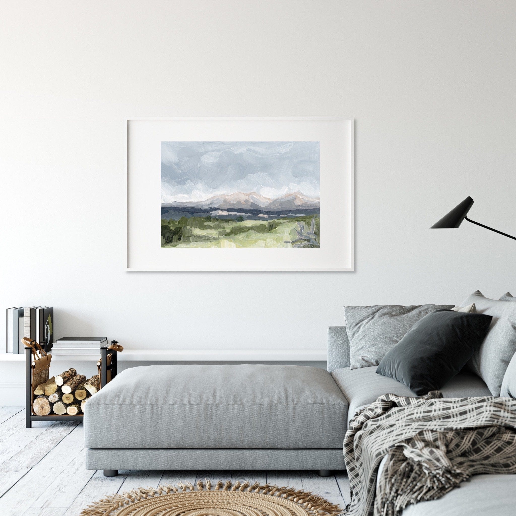 Katie Garrison Art Print "Home in the Valley" Art Print