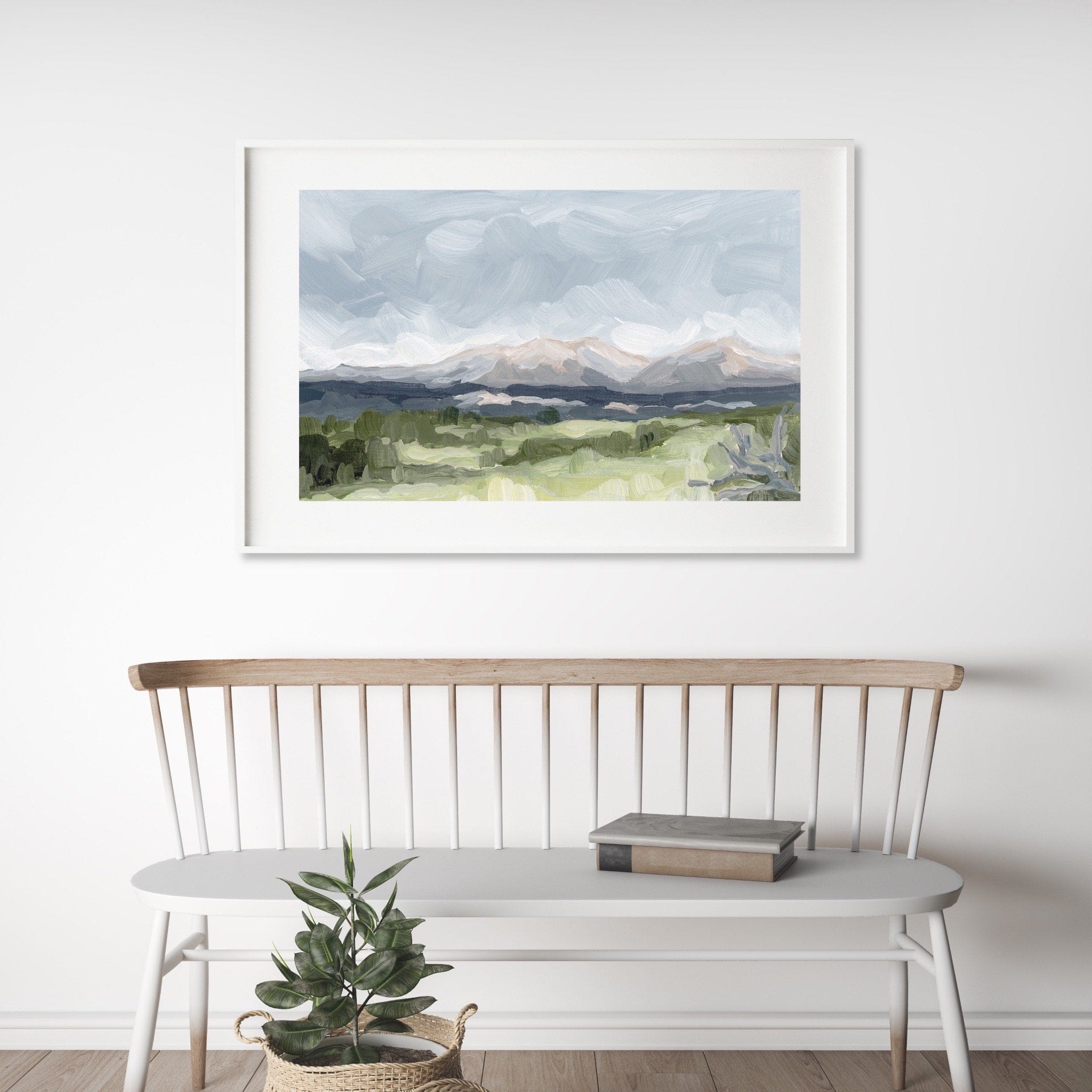 Katie Garrison Art Print "Home in the Valley" Art Print