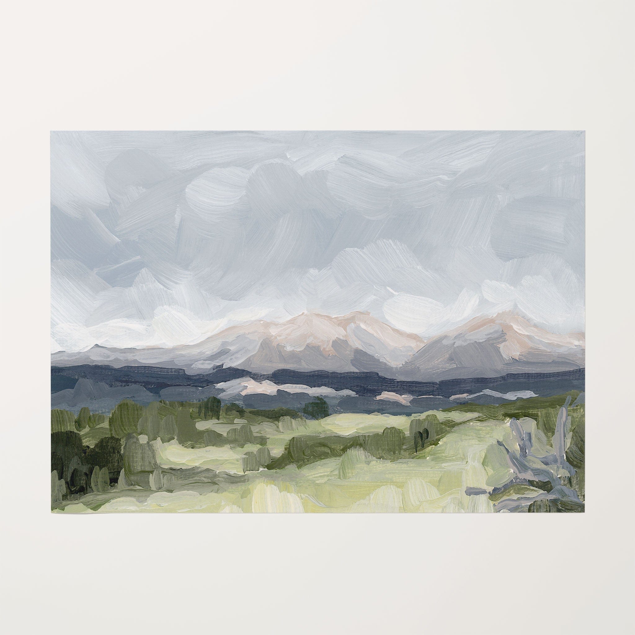 Katie Garrison Art Print Rolled Canvas / 8x10 in / No Frame "Home in the Valley" Art Print
