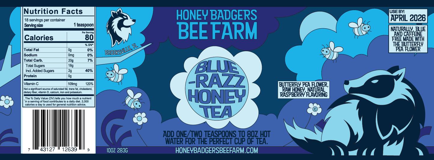 Blue Razz Honey Tea - My American Goods