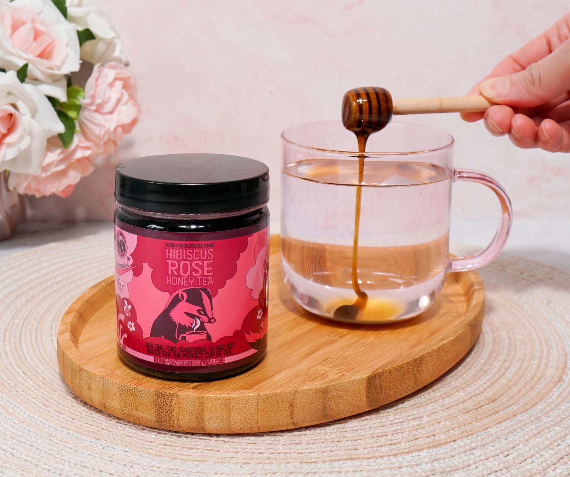 Hibiscus & Rose Honey - My American Goods