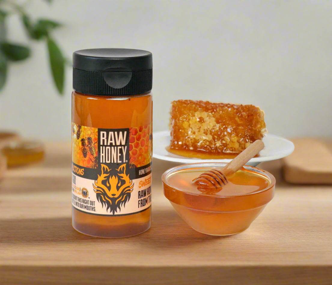 Raw Honey 10oz Christmas Berry - My American Goods