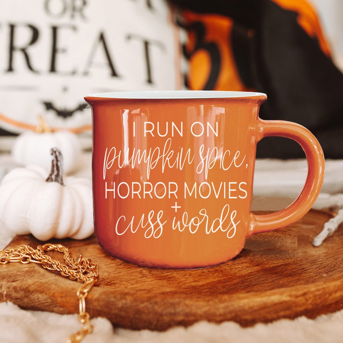 Gia Roma Coffee Mug Pumpkin + Horror Mug