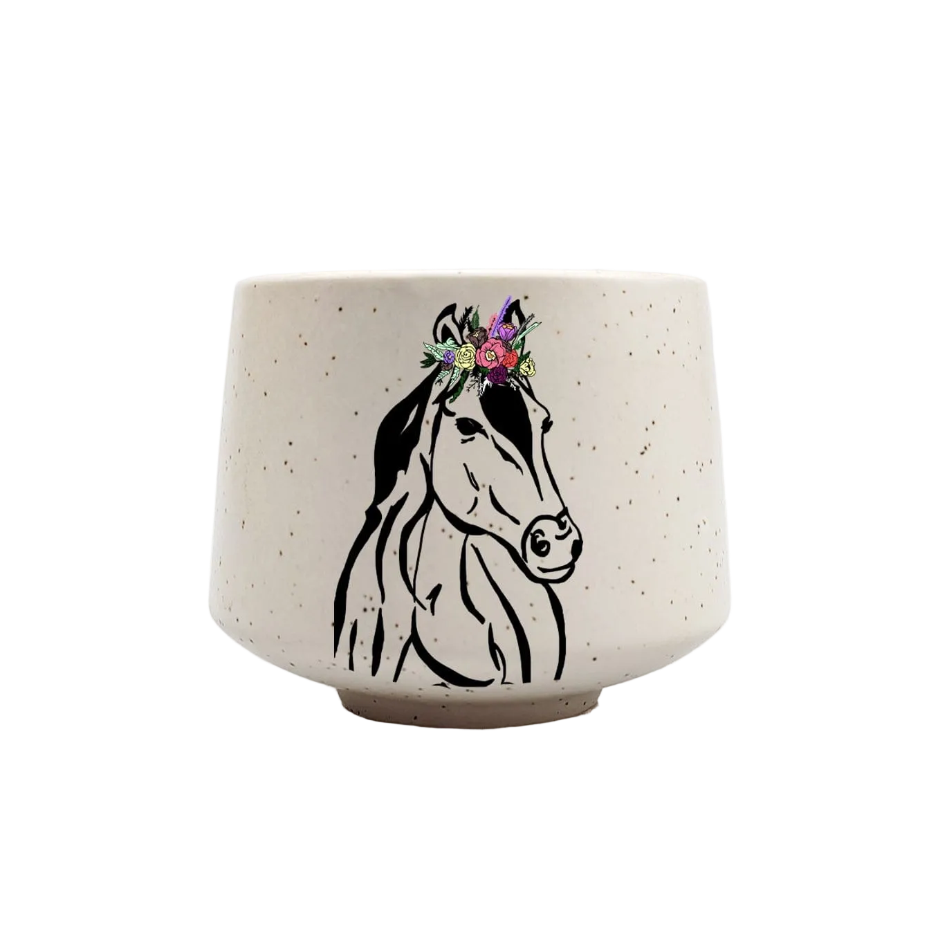 Horse Flower Crown Cup