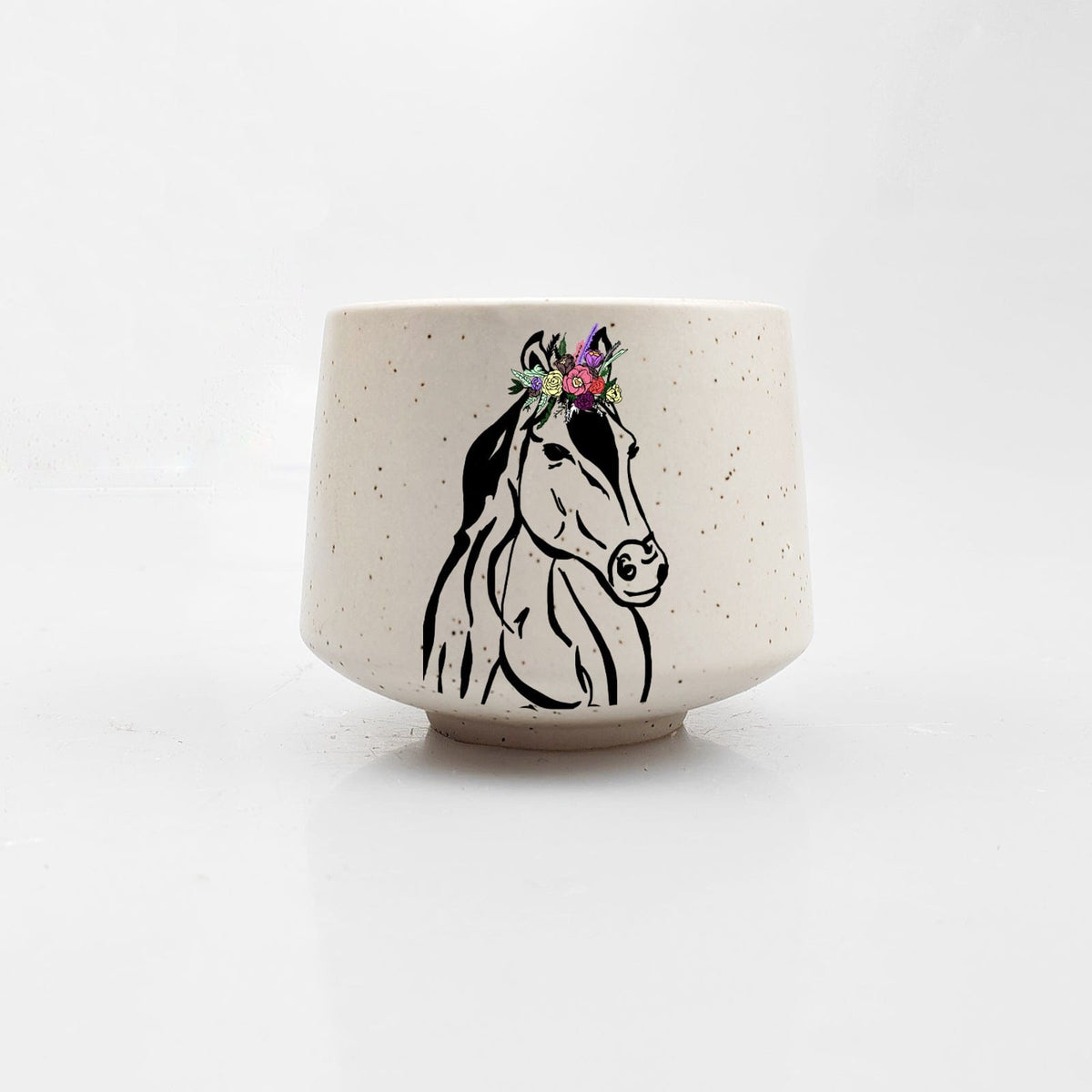 Horse Flower Crown Cup