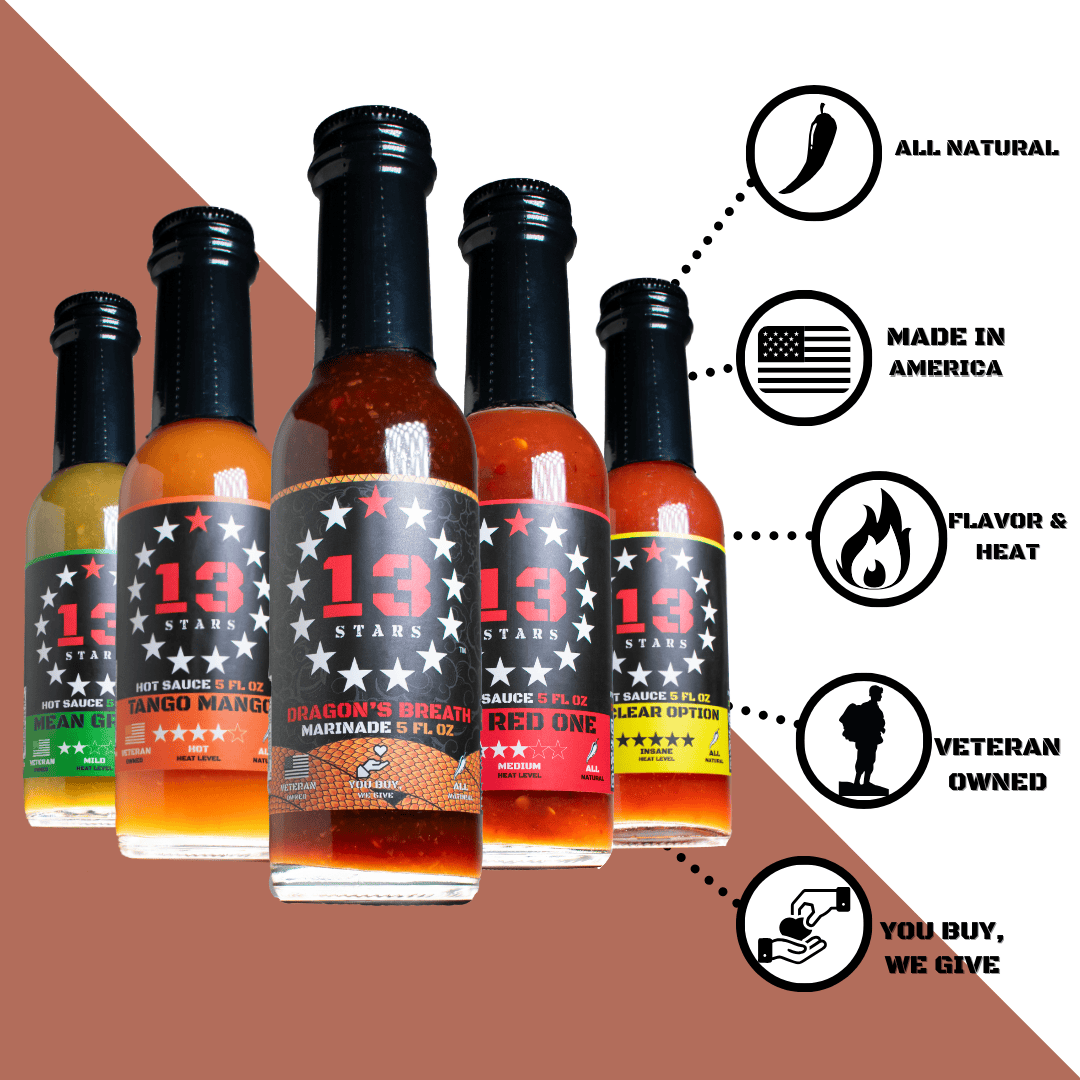13 Stars Hot Sauce Hot Sauce 13 Stars Hot Sauce Bundles
