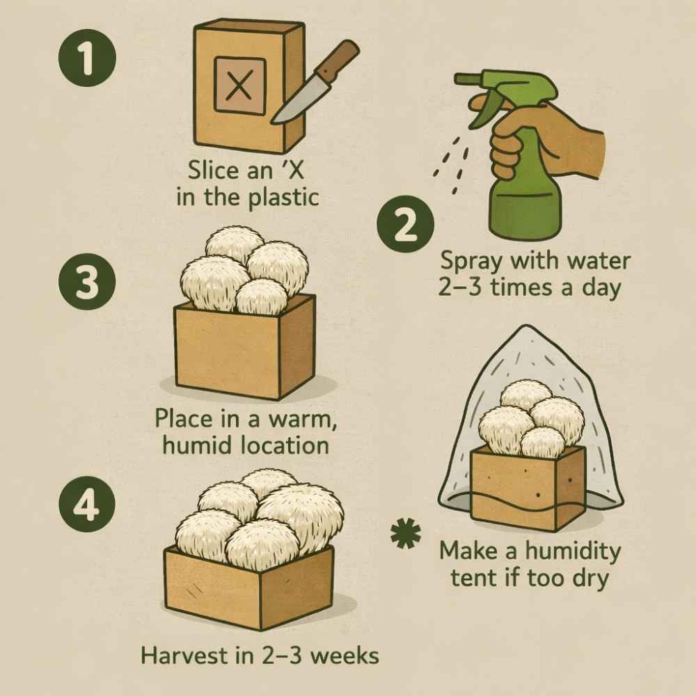 Mushroom Grow Kit Co. Lion&
