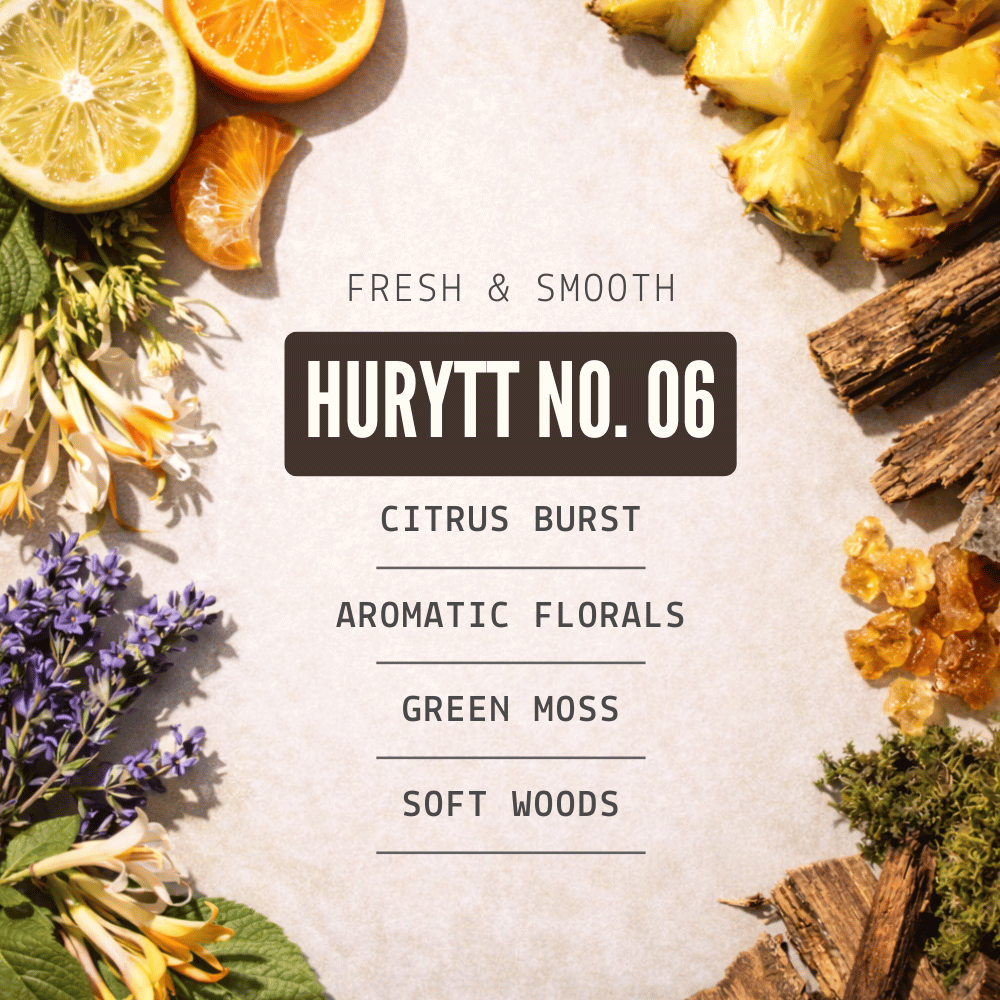 Bawston & Tucker Solid Cologne Solid Cologne - Hurytt - 0.35 oz Liner + Vessel