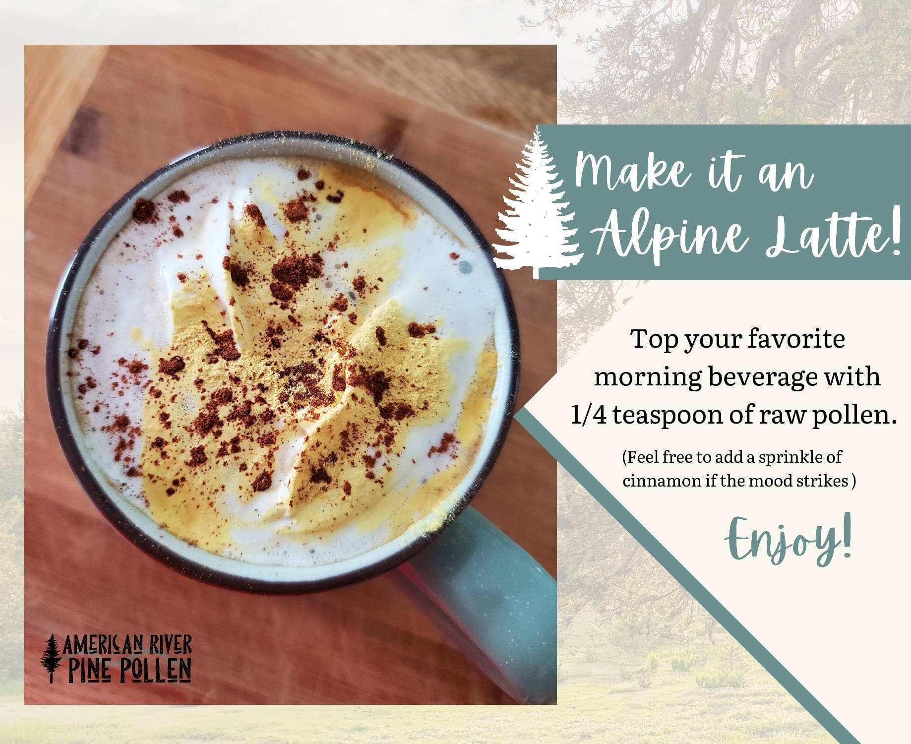 Ponderosa Pine Pollen - Raw and Wild-Harvested - My American Goods