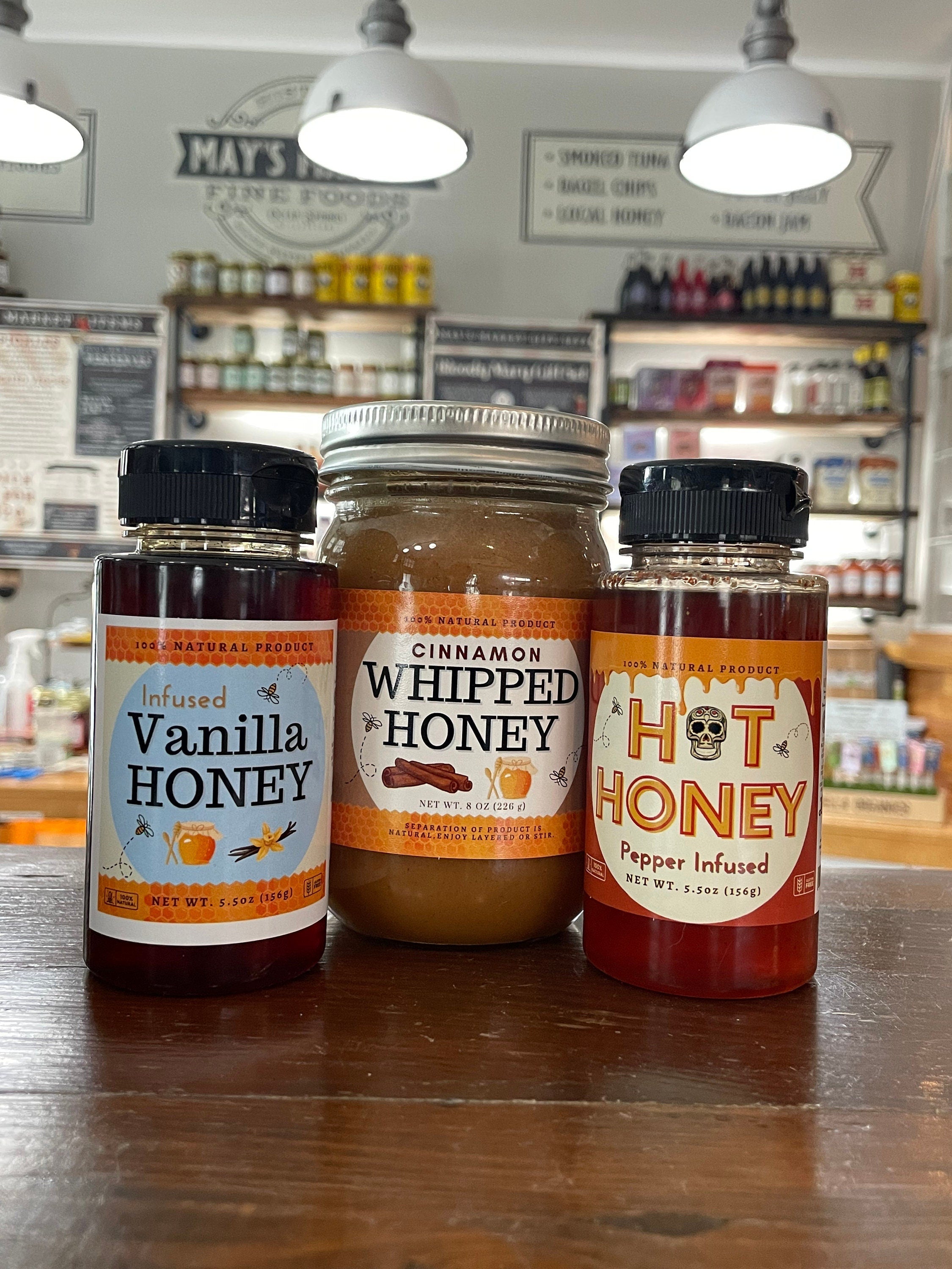Vanilla Infused Raw Honey