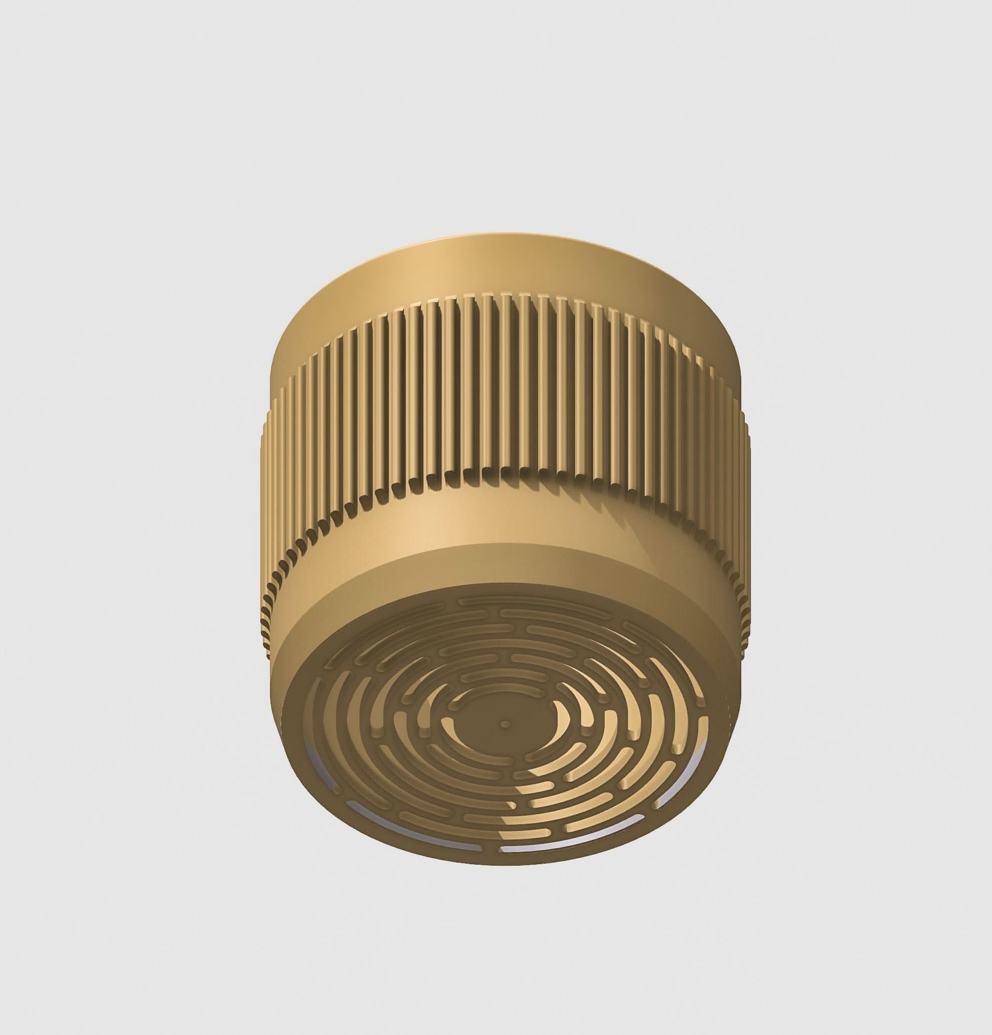 Half Mid-Century Ribbed Planter with Drainage and Saucer - My American Goods