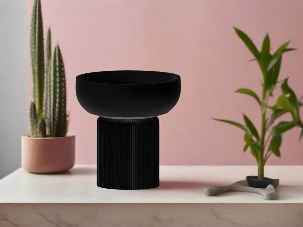 Modern Pedestal Plant Pot, Two-Piece - My American Goods