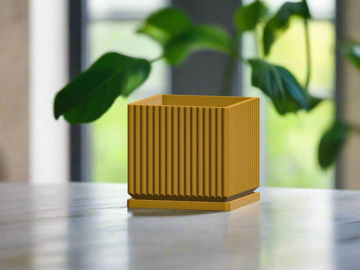 Desert Vista Planter Pot - Perfect Fit Drip Tray, Mesh Drainage - My American Goods