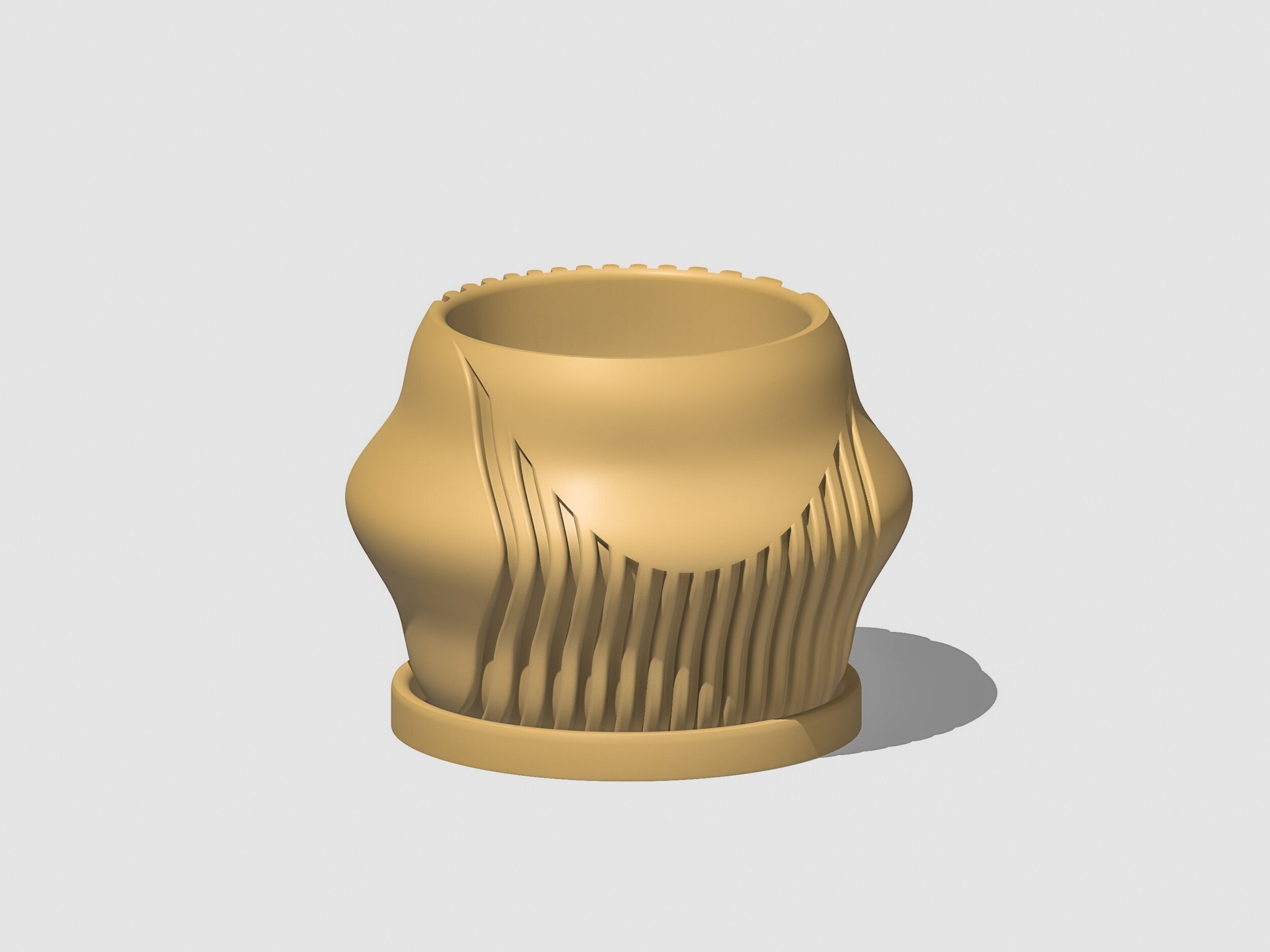 Rorqual Cascade Plant Pot with Drainage - My American Goods