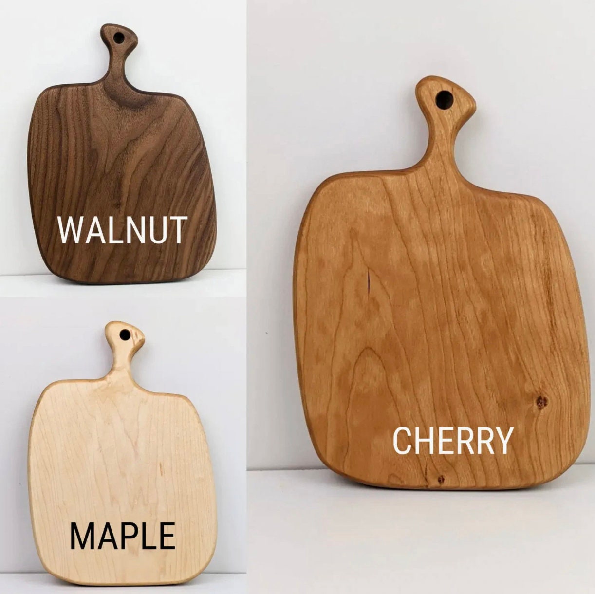 Cherry, Walnut, & Maple Charcuterie Board - My American Goods