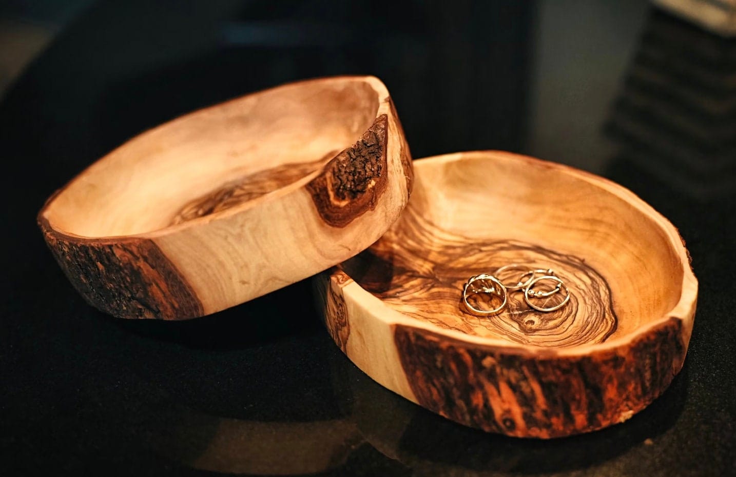 Olive Wood Branch Bowl - My American Goods