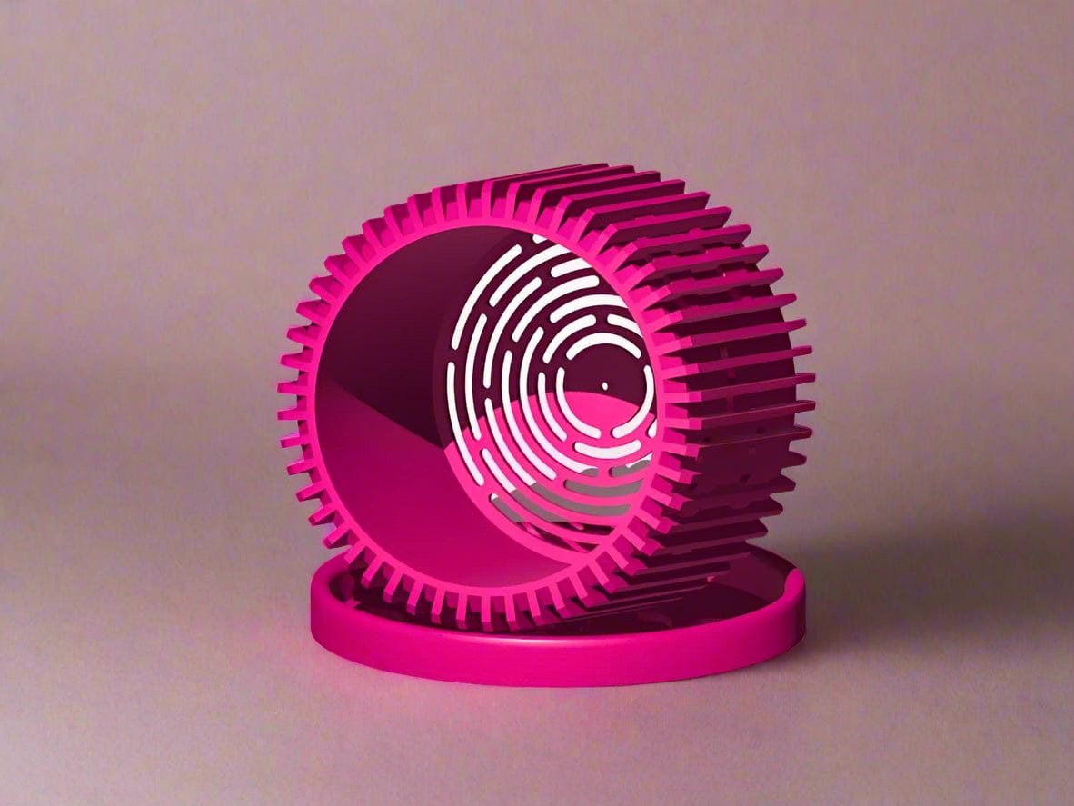 Modern Heart-Shaped Planter with Drainage & Saucer – Unique Valentine’s Day Gift for Plant Lovers, 3d Printed Planter Home Hosting Decor, - My American Goods