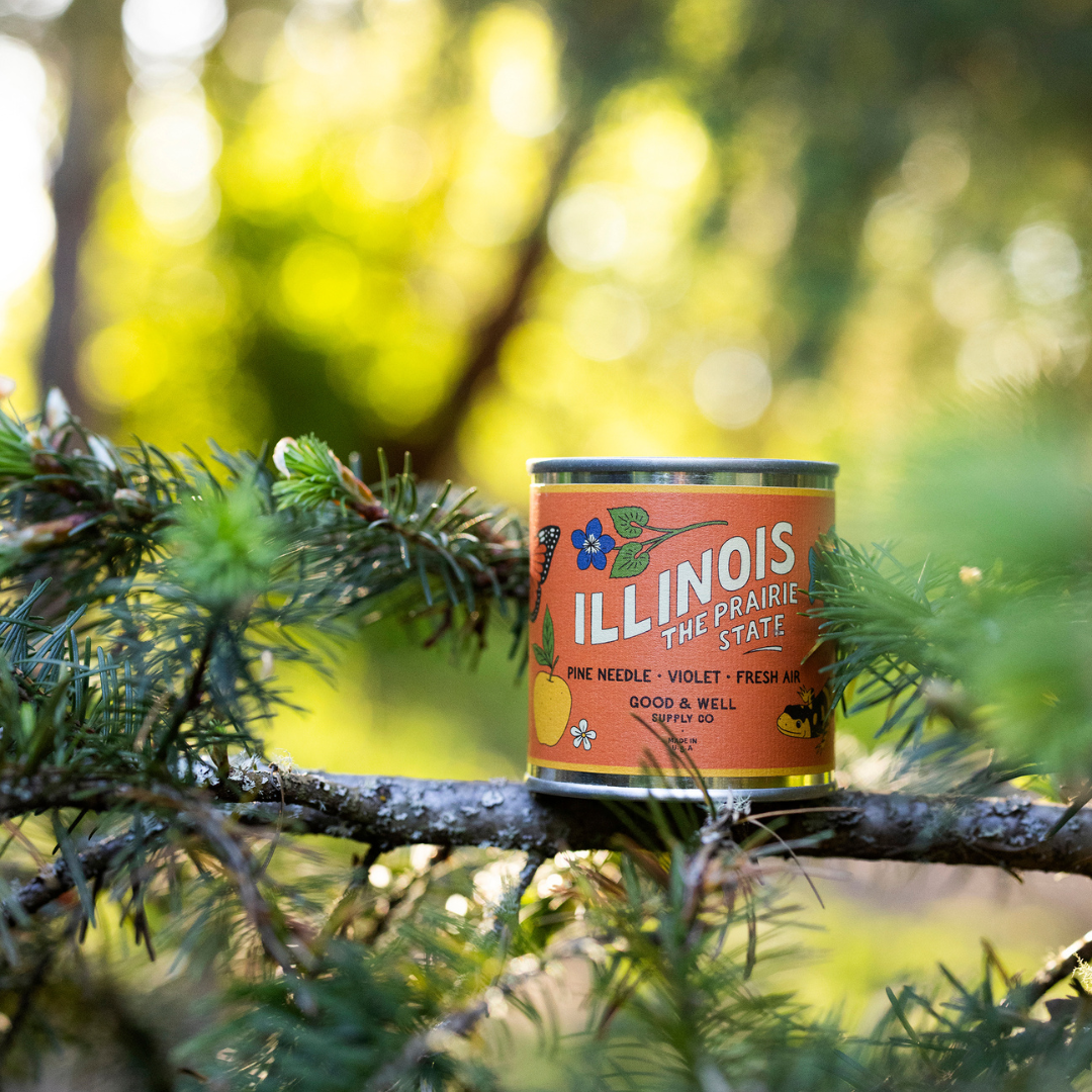 Illinois State Candle - My American Goods