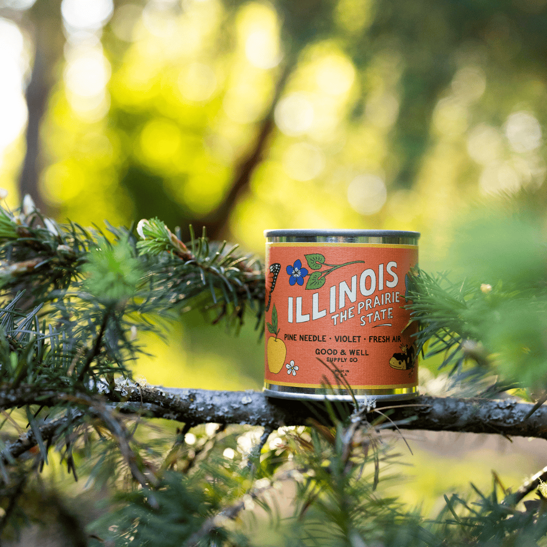 Illinois State Candle - My American Goods