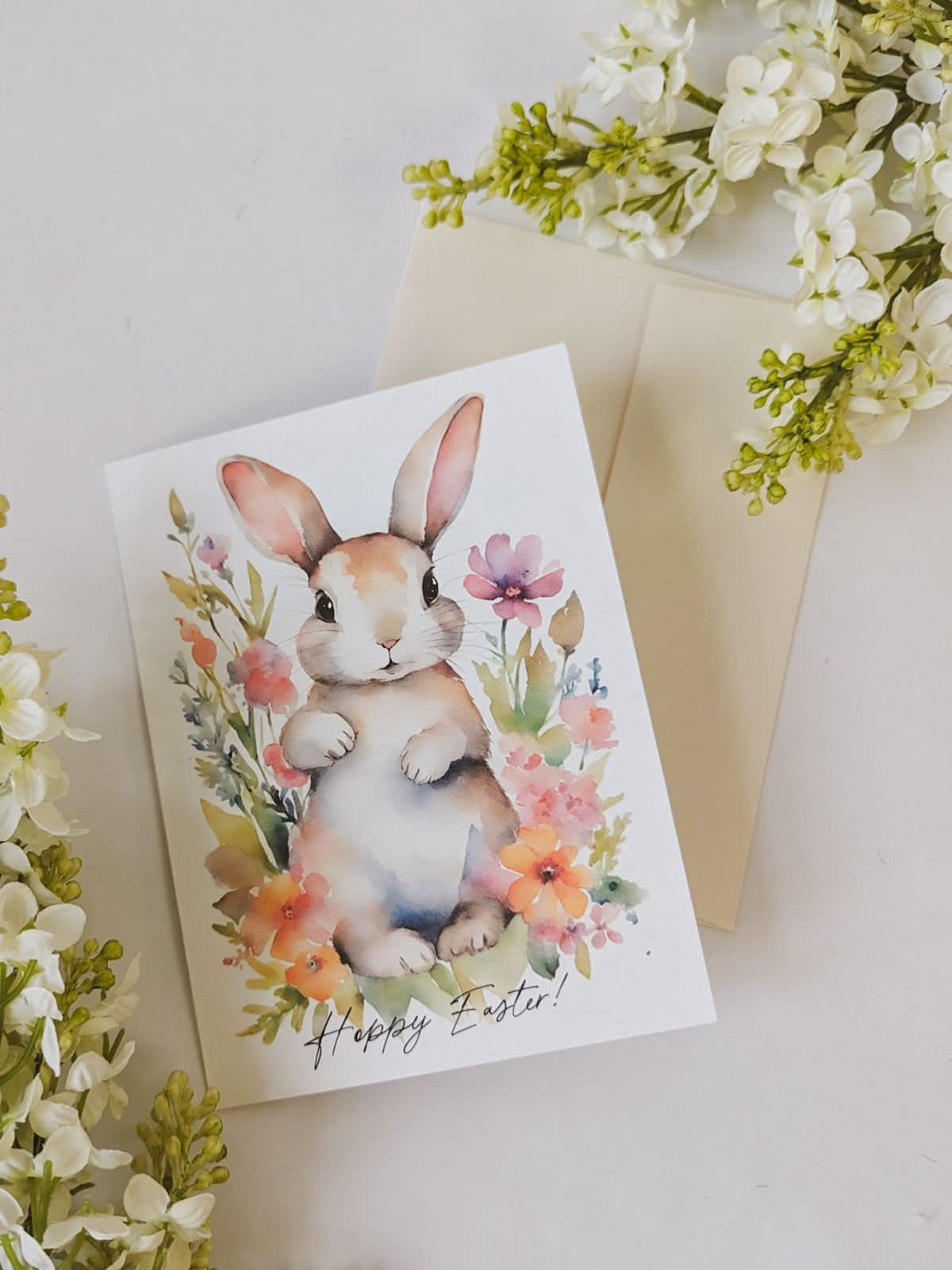 Ash & Rose Greeting & Note Cards Hoppy Easter Card