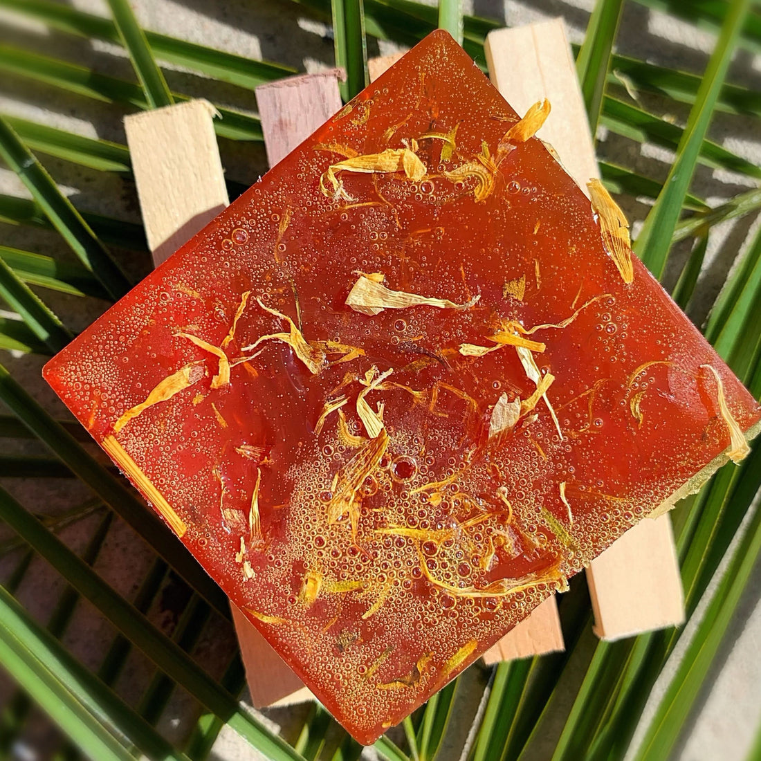 Turmeric Calendula Soap with Eucalyptus - My American Goods