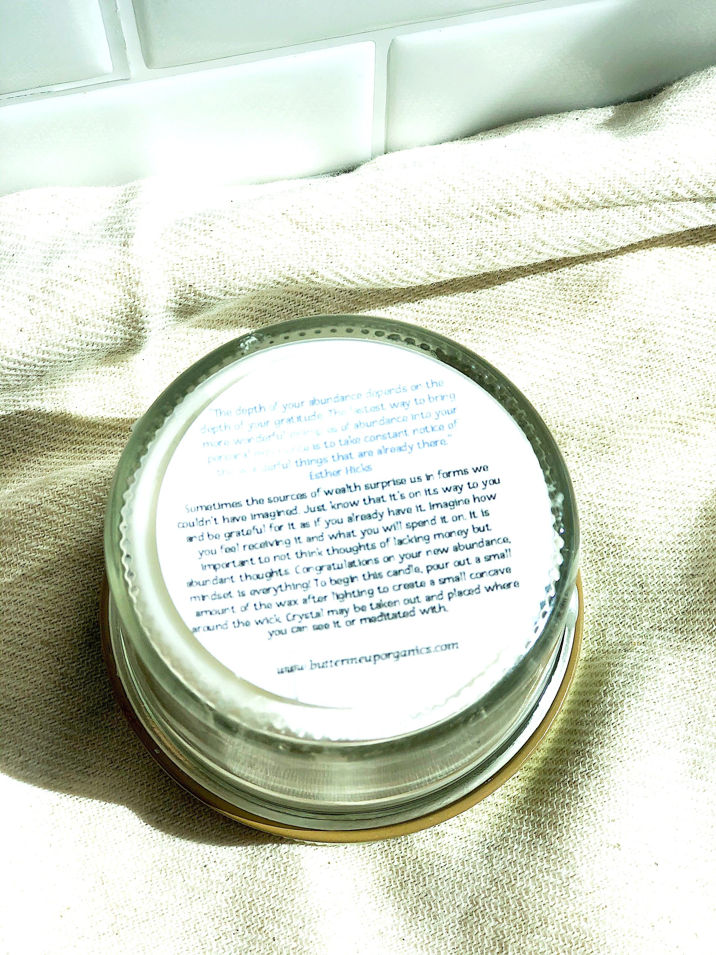 Abundance Candle – Hand-Poured Soy Ritual Candle - My American Goods