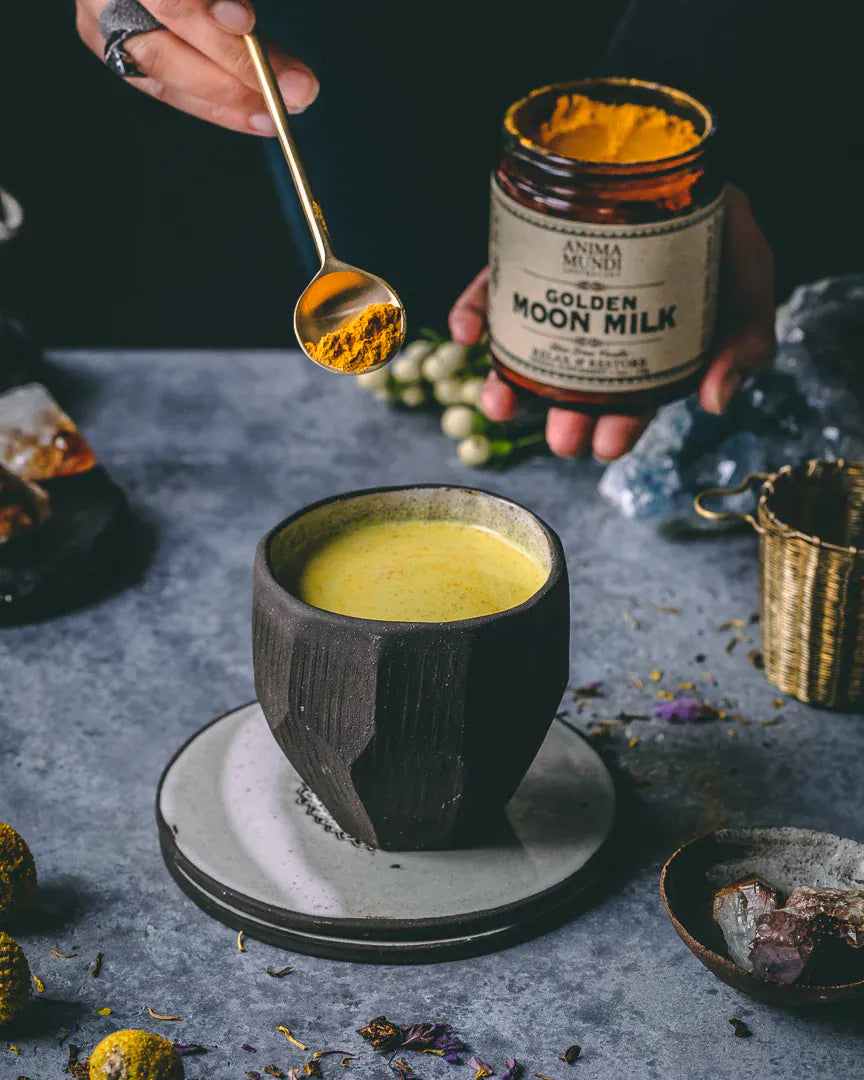 Anima Mundi Tea & Infusions GOLDEN MOON MILK | Blue Lotus Vanilla