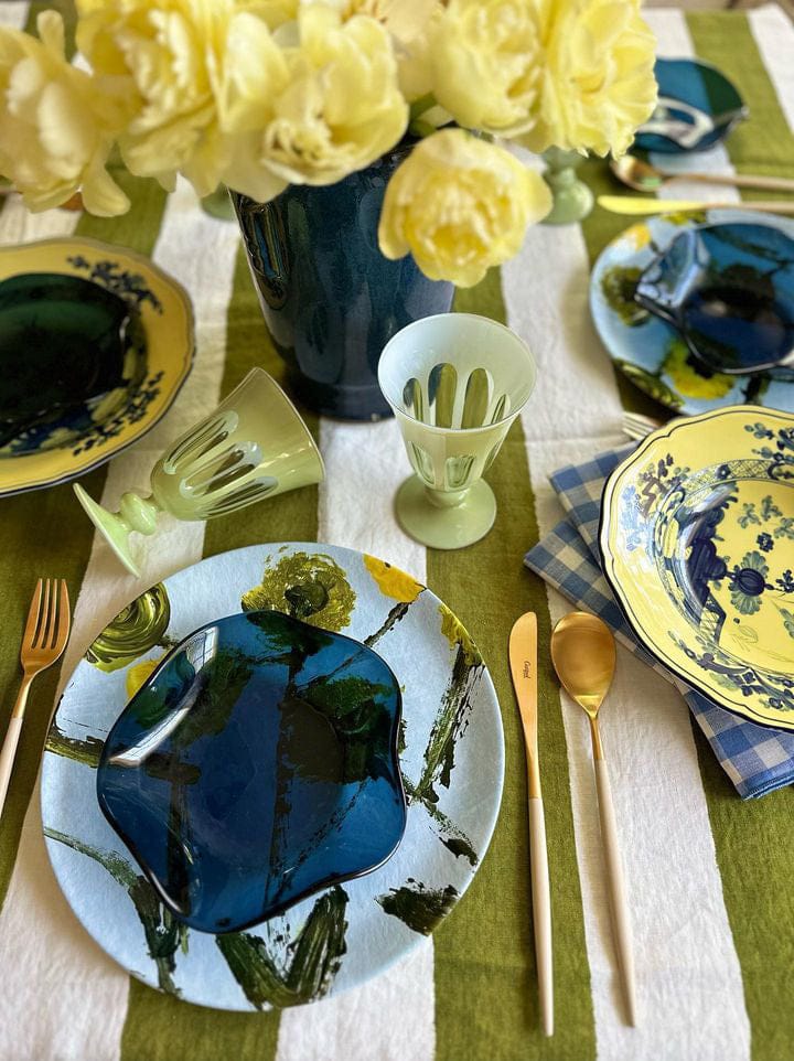 Erin Donahue Tice China Plates Set of Lemon Posey China Plates (Set of 2, 4 or 8)
